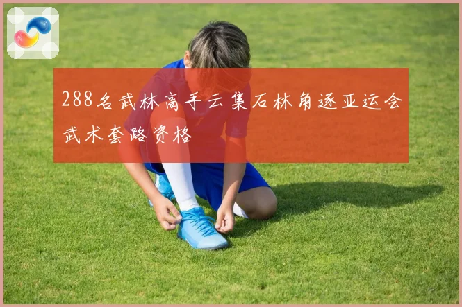 288名武林高手云集石林角逐亚运会武术套路资格